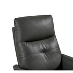 Christopher Knight Home - Fauteuil inclinable Alexander Plush en cuir reconstitué avec appui-tête et repose-pieds réglables, pivotant à 360 degrés