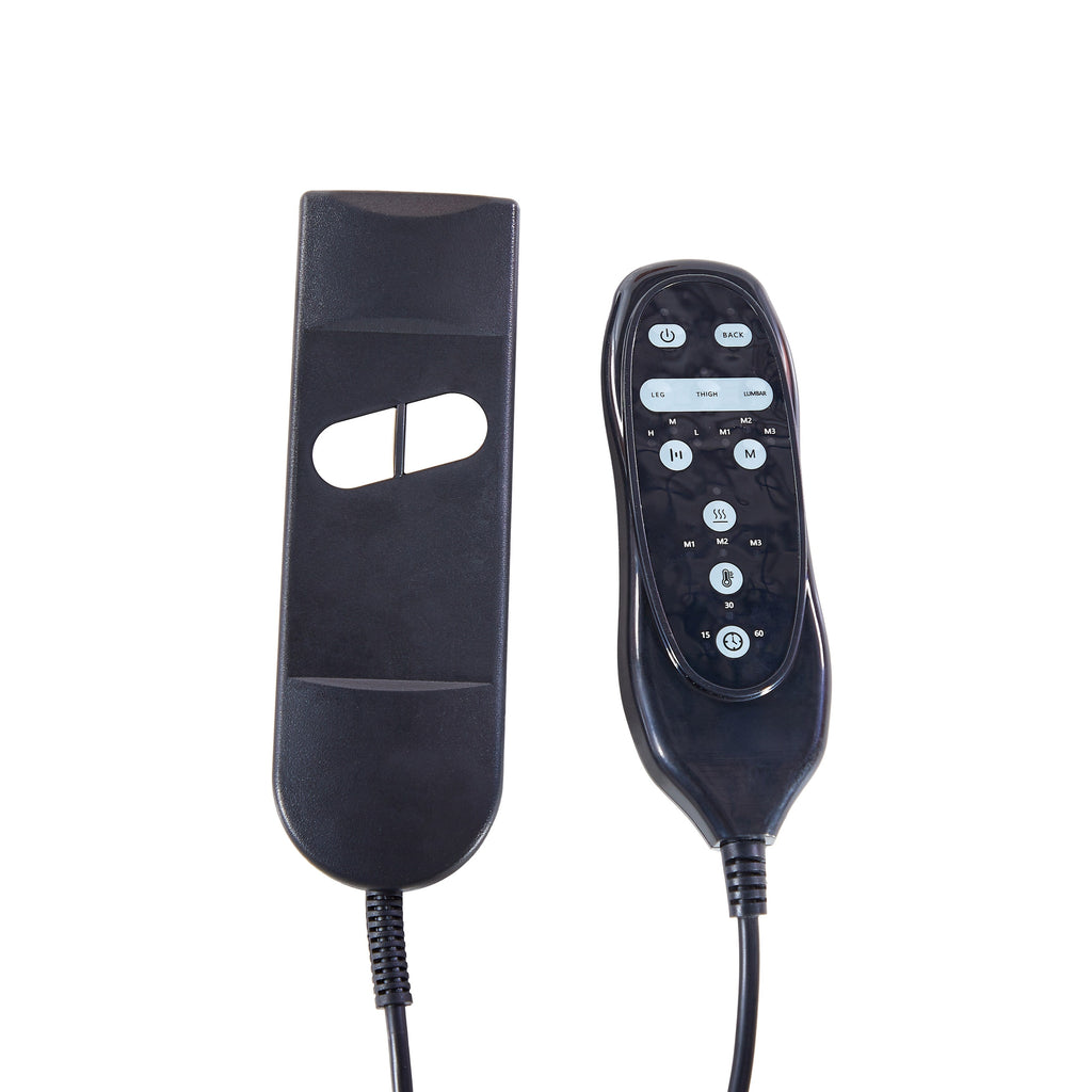 Christopher Knight Home - Fauteuil inclinable pivotant Harrison Soft Power avec chauffage et massage, accoudoirs coussinés, pour espaces de vie