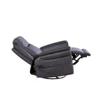 Christopher Knight Home - Fauteuil inclinable pivotant Harrison Soft Power avec chauffage et massage, accoudoirs coussinés, pour espaces de vie