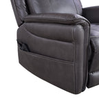 Christopher Knight Home - Fauteuil inclinable pivotant Harrison Soft Power avec chauffage et massage, accoudoirs coussinés, pour espaces de vie