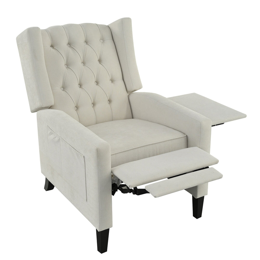 Christopher Knight Home - Fauteuil inclinable manuel Isabella avec table pliable et ports USB