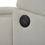 Christopher Knight Home - Fauteuil inclinable manuel Isabella avec table pliable et ports USB