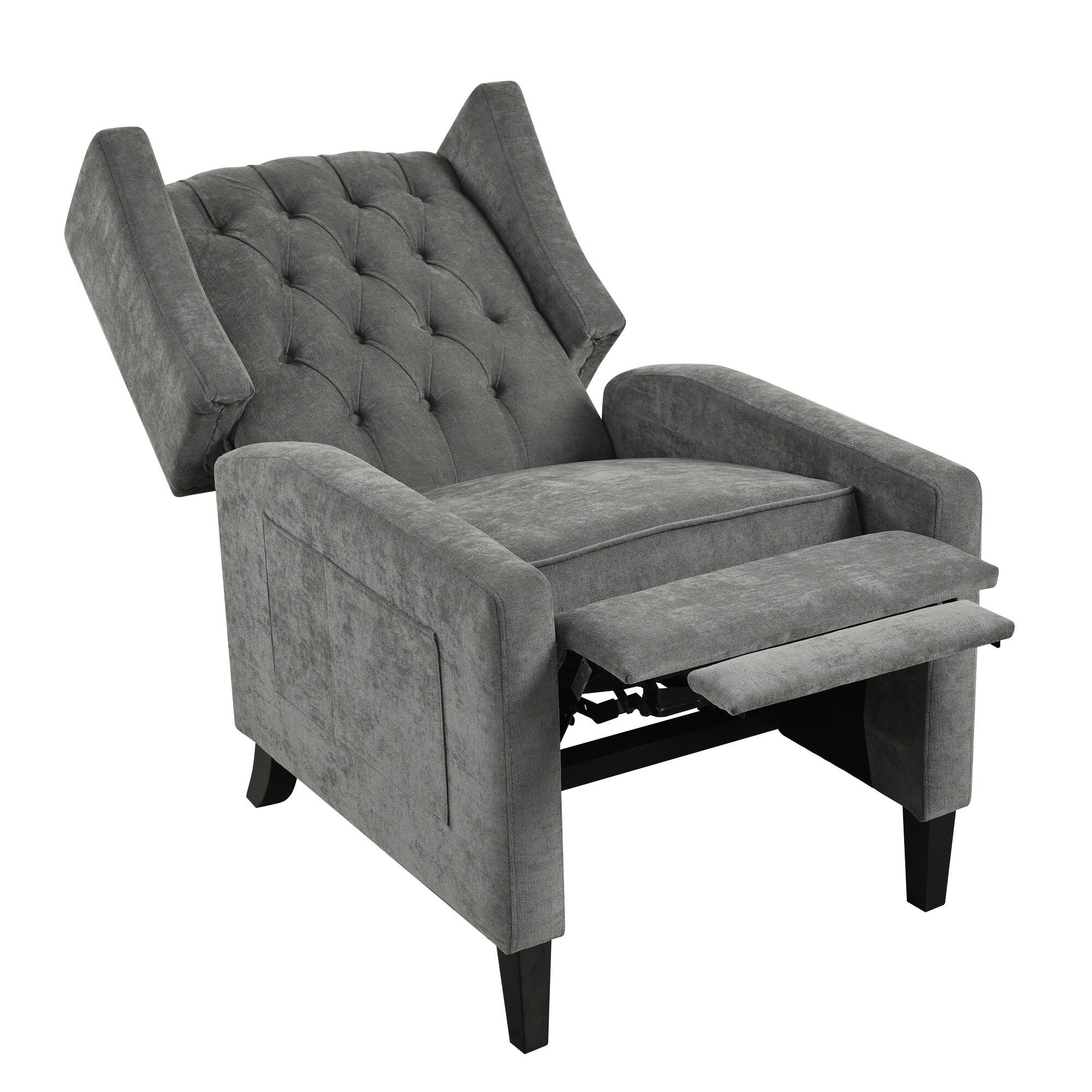 Christopher Knight Home - Fauteuil inclinable manuel Isabella avec table pliable et ports USB