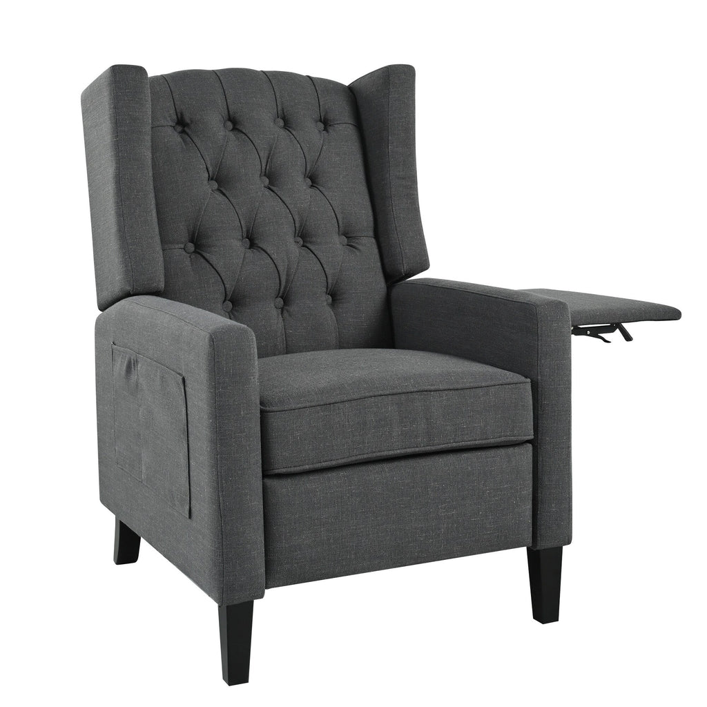 Christopher Knight Home - Fauteuil inclinable manuel Isabella avec table pliable et ports USB