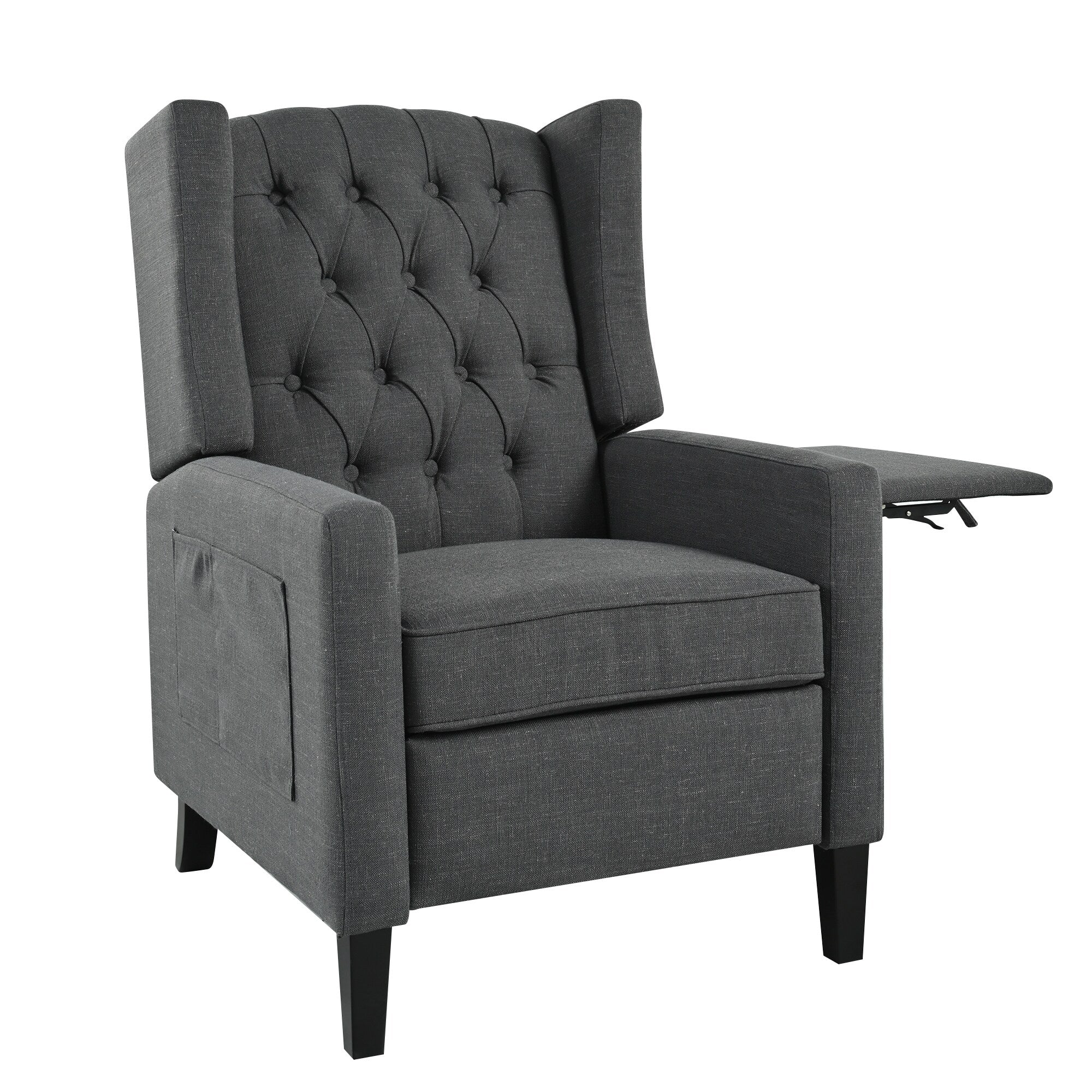 Christopher Knight Home - Fauteuil inclinable manuel Isabella avec table pliable et ports USB