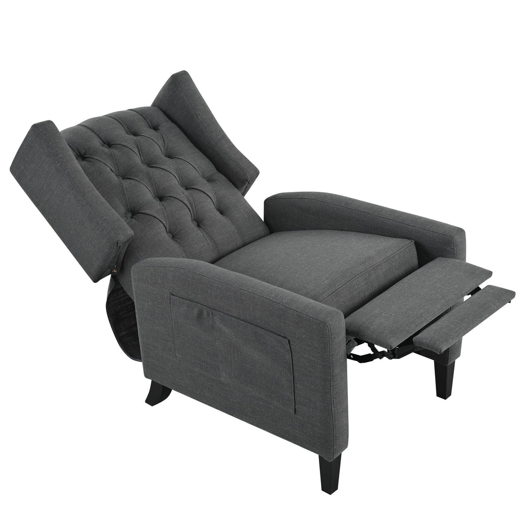 Christopher Knight Home - Fauteuil inclinable manuel Isabella avec table pliable et ports USB