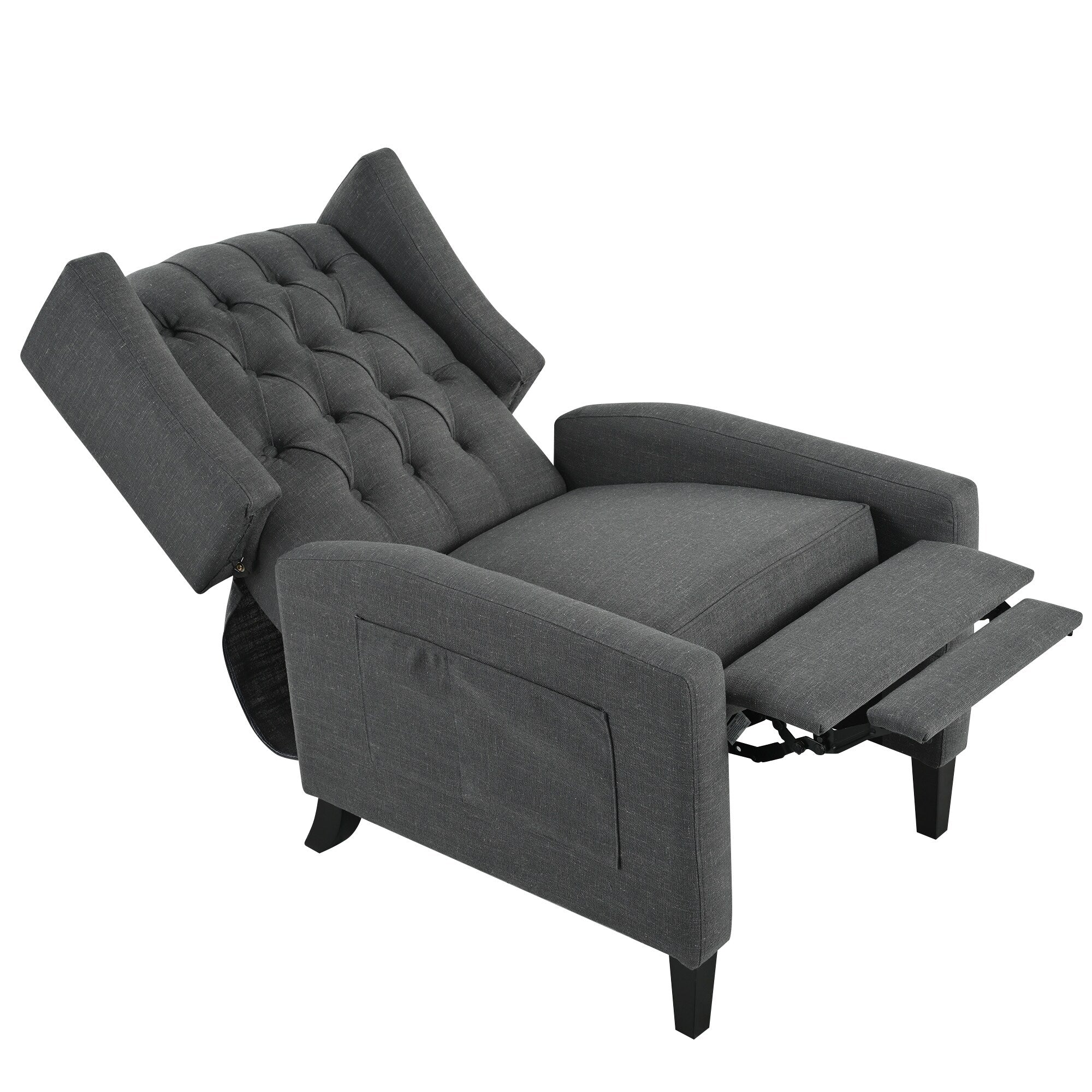 Christopher Knight Home - Fauteuil inclinable manuel Isabella avec table pliable et ports USB