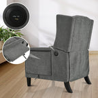 Christopher Knight Home - Fauteuil inclinable manuel Isabella avec table pliable et ports USB