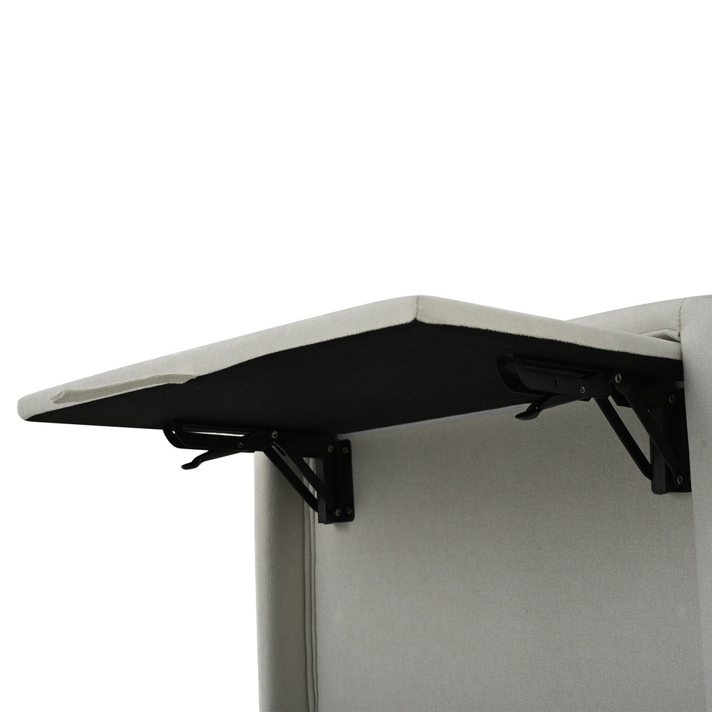 Christopher Knight Home - Fauteuil inclinable manuel Isabella avec table pliable et ports USB