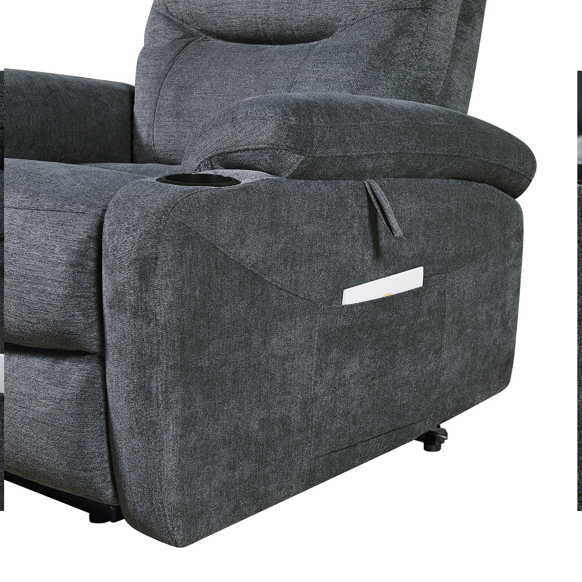 Fauteuil inclinable électrique avec releveur et massage Christopher Knight Home