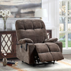 Fauteuil inclinable électrique Christopher Knight Home pour personnes âgées, position infinie, allongé à 180° avec massage thermique