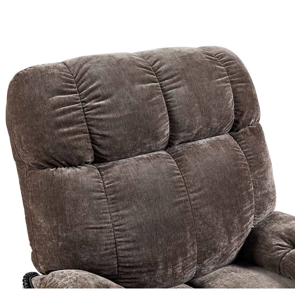 Fauteuil inclinable électrique Christopher Knight Home pour personnes âgées, position infinie, allongé à 180° avec massage thermique