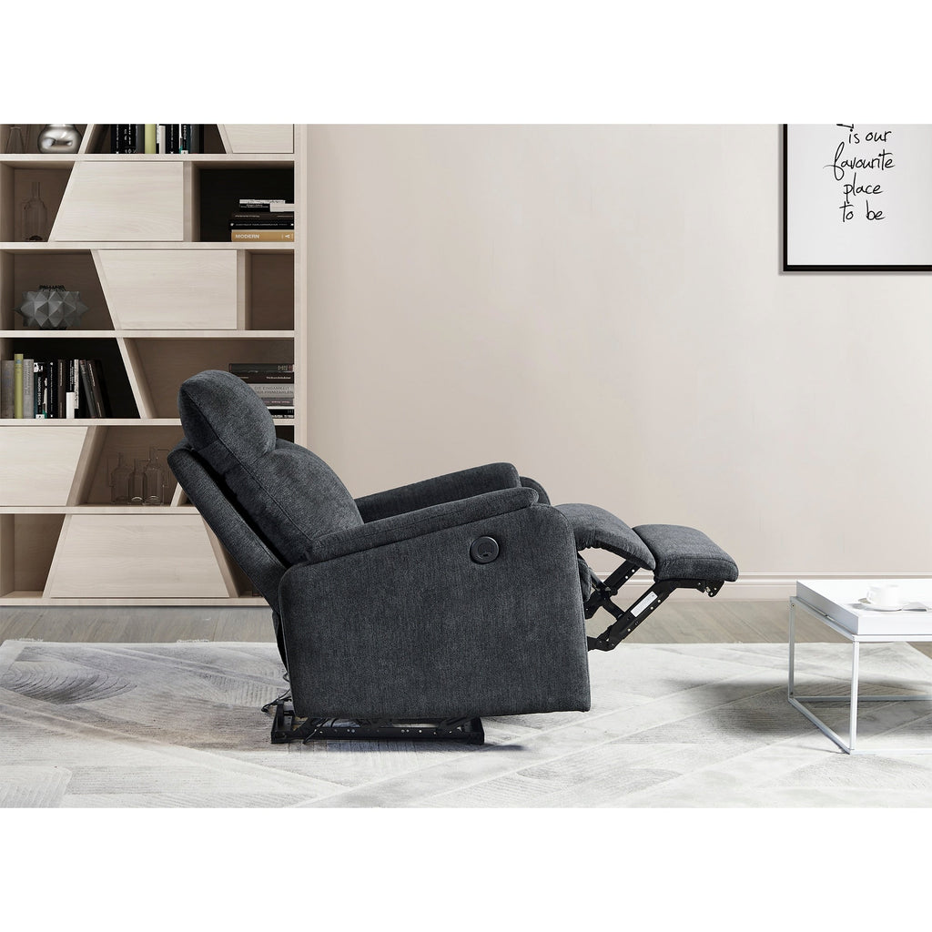 Fauteuil inclinable électrique Christopher Knight Home avec port de charge USB