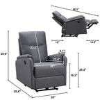 Fauteuil inclinable électrique Christopher Knight Home avec port de charge USB
