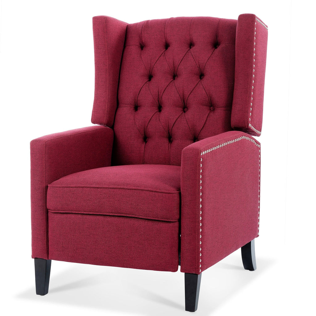 Fauteuil inclinable rembourré à oreilles Christopher Knight Home