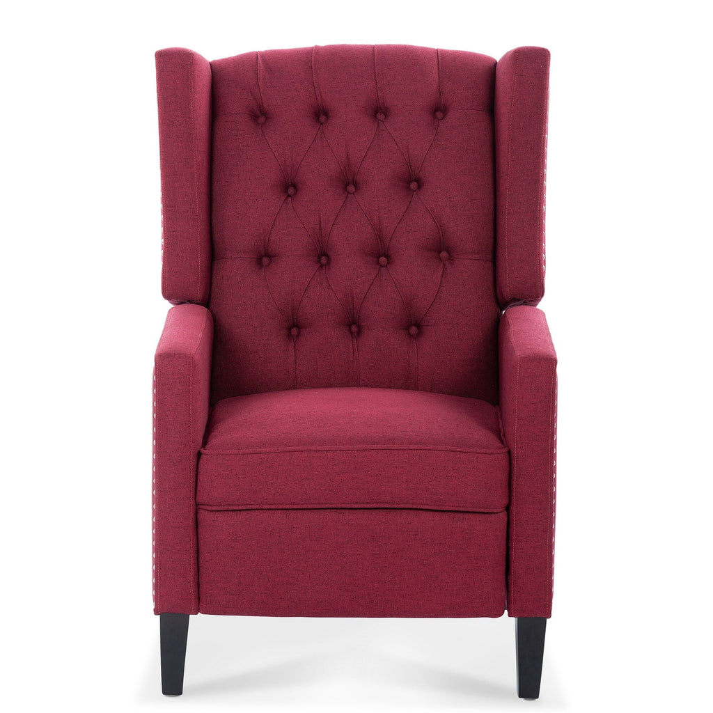 Fauteuil inclinable rembourré à oreilles Christopher Knight Home