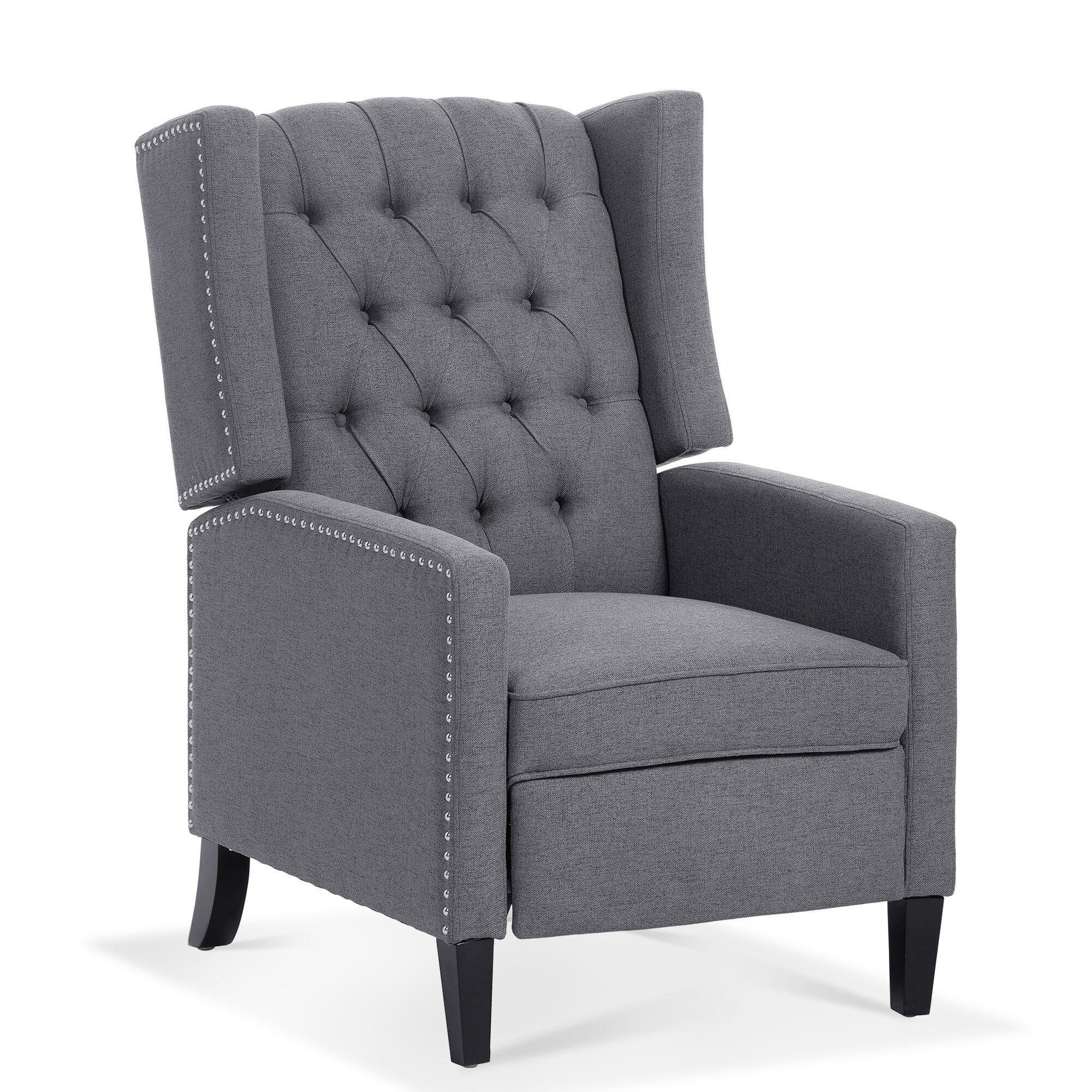Fauteuil inclinable rembourré à oreilles Christopher Knight Home