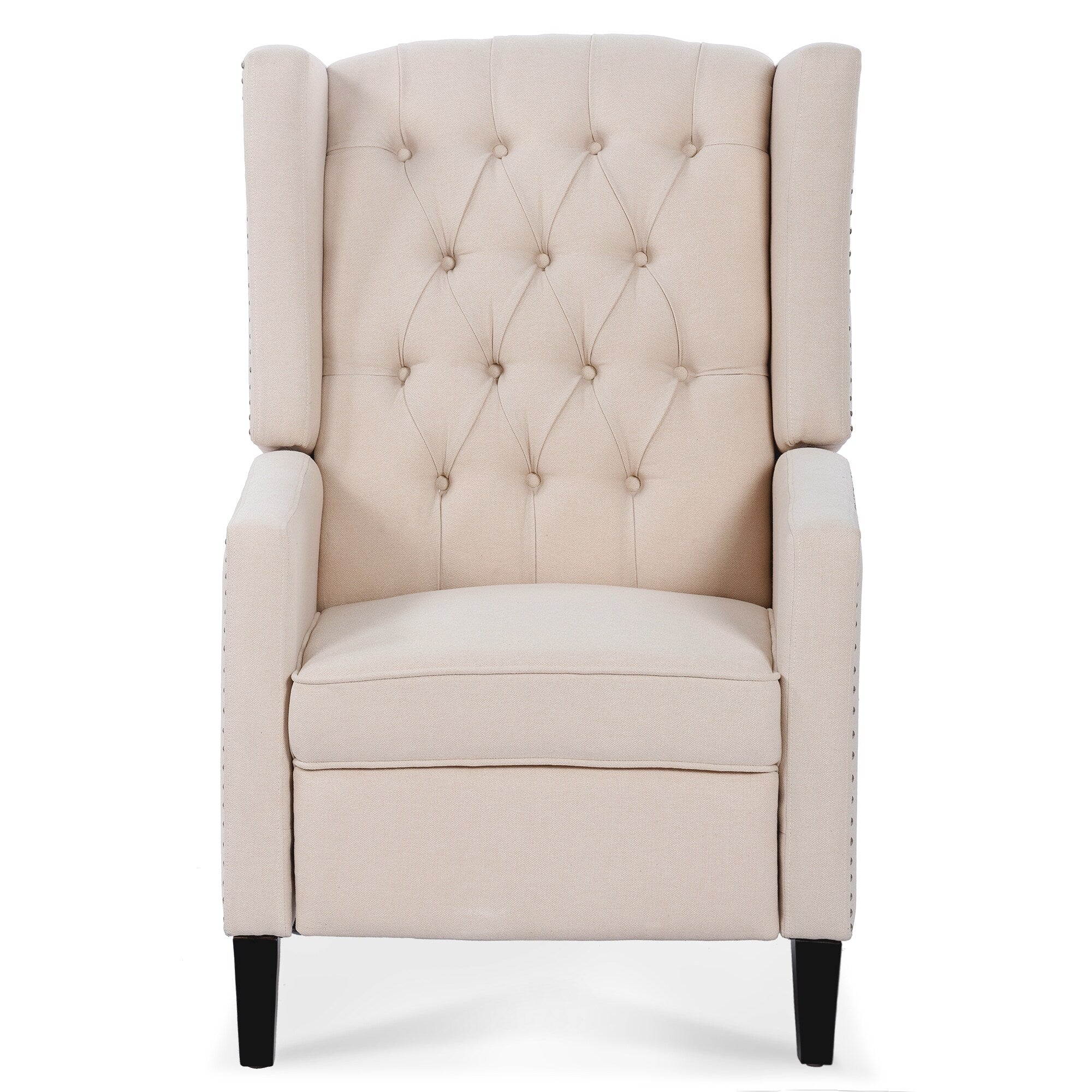 Fauteuil inclinable rembourré à oreilles Christopher Knight Home