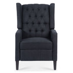 Fauteuil inclinable rembourré à oreilles Christopher Knight Home