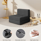 Fauteuil convertible 3 en 1, fauteuil rabattable, chaise longue rabattable et lit-lit