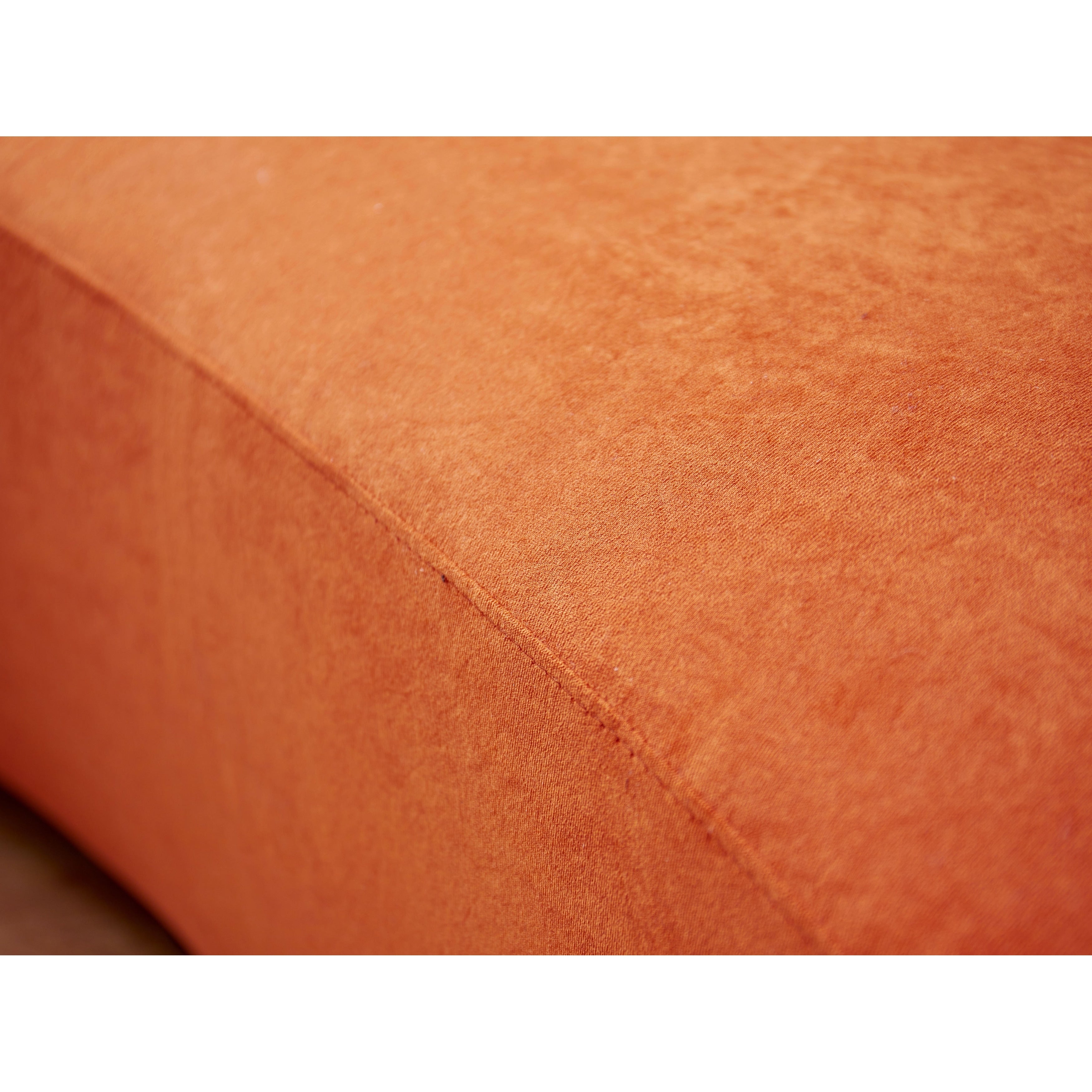 Canapé de salon incurvé en velours demi-lune de 90,2 pouces