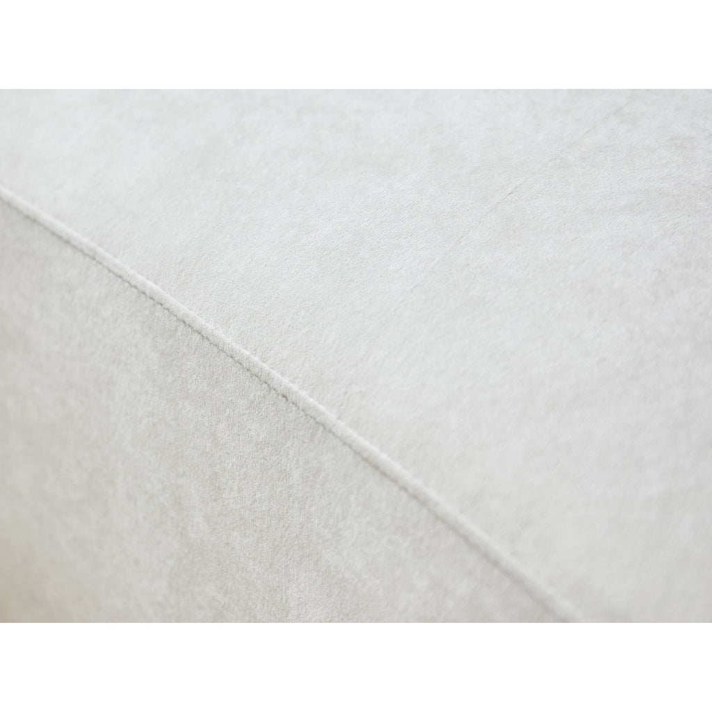 Canapé de salon incurvé en velours demi-lune de 90,2 pouces