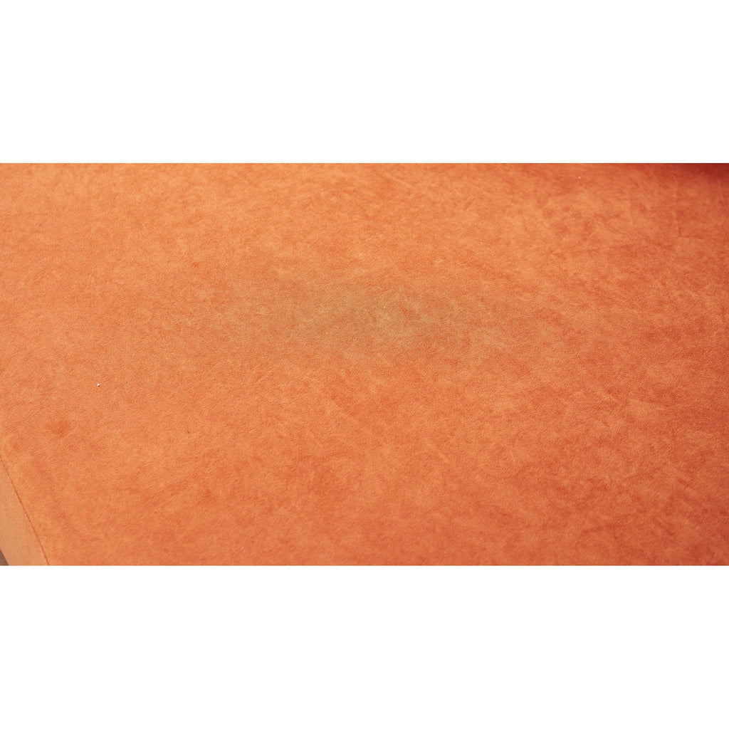 Canapé de salon incurvé en velours demi-lune de 90,2 pouces