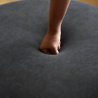 Canapé de salon incurvé en velours demi-lune de 90,2 pouces