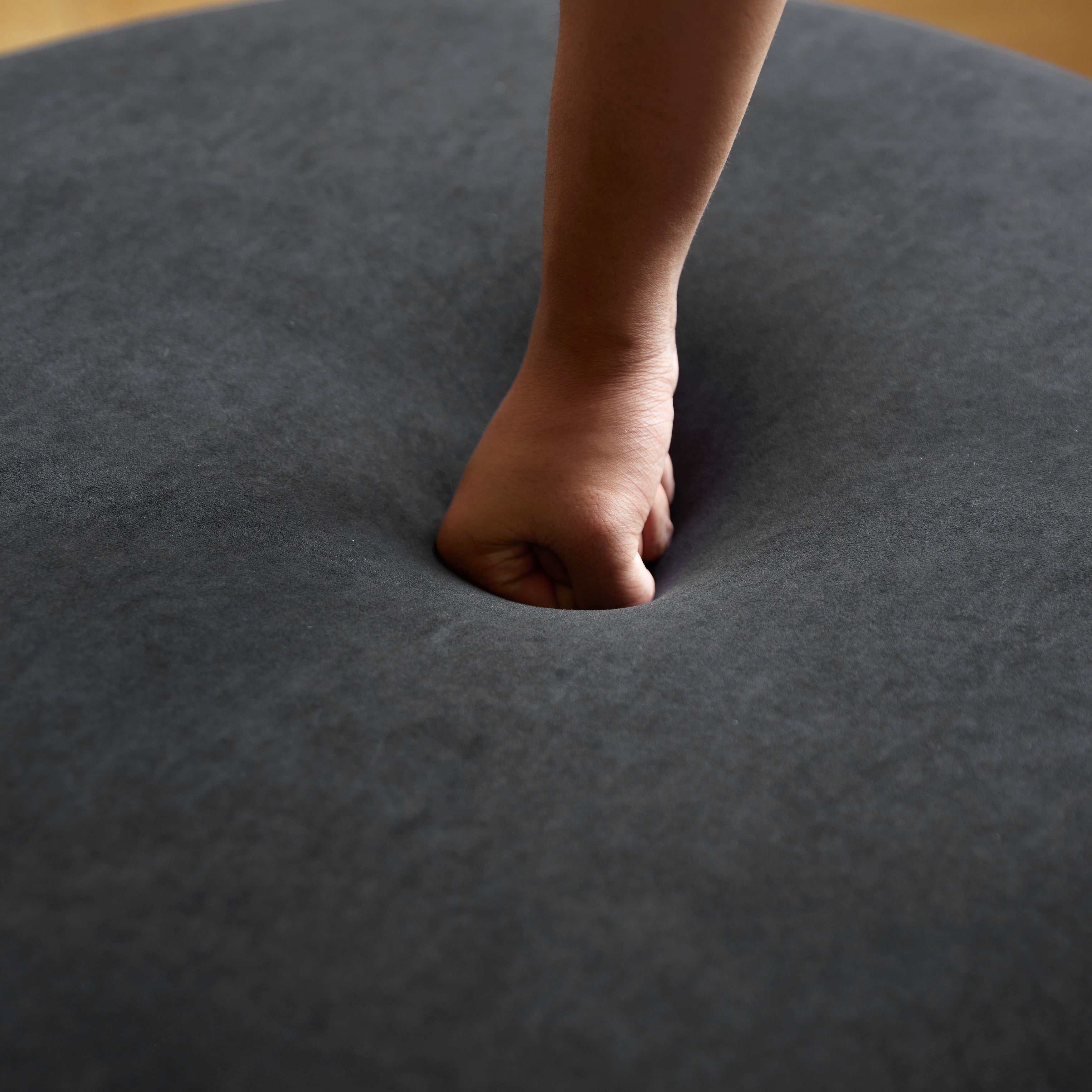 Canapé de salon incurvé en velours demi-lune de 90,2 pouces