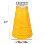 Applique murale Gecko faite main Eangee, abat-jour feuilles de cacao, 40,6 x 18,8 x 61 cm - 40,6 x 18,8 x 61 cm