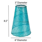 Applique murale Gecko faite main Eangee, abat-jour feuilles de cacao, 40,6 x 18,8 x 61 cm - 40,6 x 18,8 x 61 cm