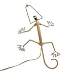 Applique murale Gecko faite main Eangee, abat-jour feuilles de cacao, 40,6 x 18,8 x 61 cm - 40,6 x 18,8 x 61 cm