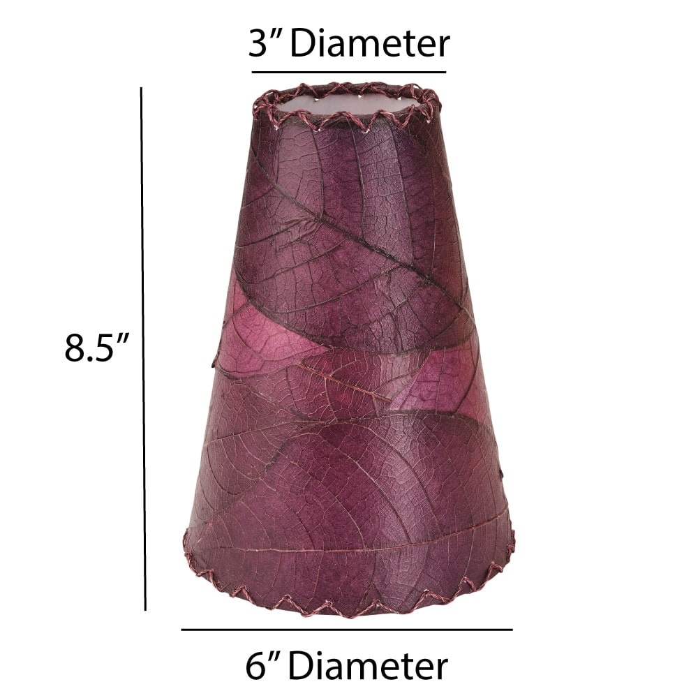 Applique murale Gecko faite main Eangee, abat-jour feuilles de cacao, 40,6 x 18,8 x 61 cm - 40,6 x 18,8 x 61 cm