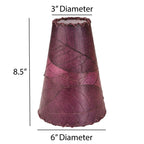 Applique murale Gecko faite main Eangee, abat-jour feuilles de cacao, 40,6 x 18,8 x 61 cm - 40,6 x 18,8 x 61 cm