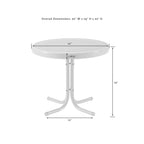 Ensemble de salle à manger d'extérieur en métal Crosley Griffith Key Lime, 5 pièces