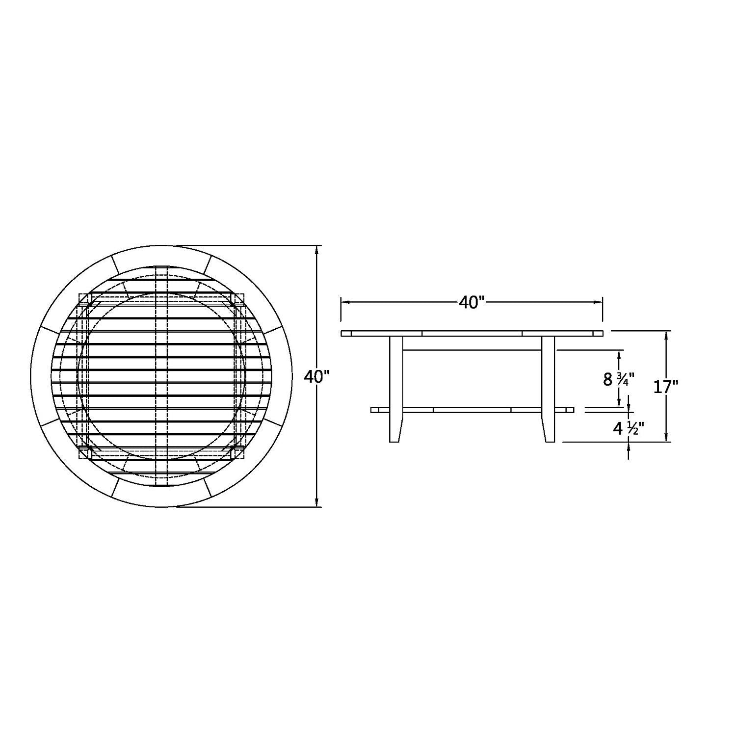 Ensemble de conversation de patio en teck Cambridge Casual Lowell 5 pièces