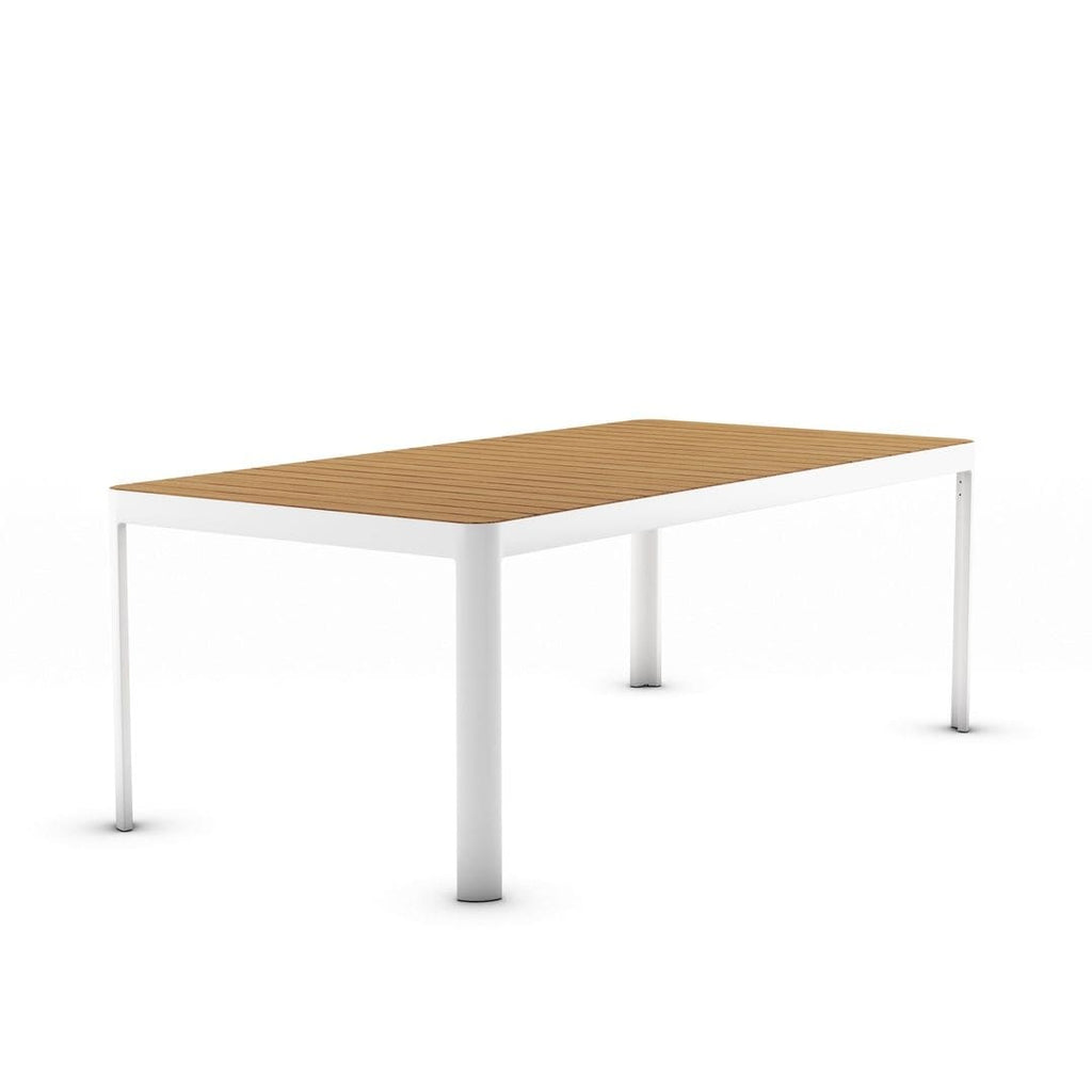 Ensemble de salle à manger d'extérieur Amazonia Isra en bois certifié FSC, 9 pièces