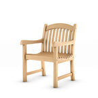 Ensemble de salle à manger extensible pour patio extérieur en teck Amazonia FSC - 9 pièces