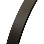 Miroir mural rond classique de style ferme avec cadre en bois