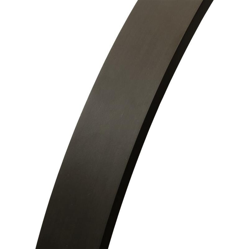 Miroir mural rond classique de style ferme avec cadre en bois