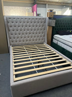 Cadre de lit en tissu Venise