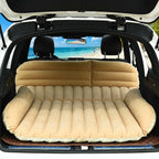 Matelas gonflable Camel pour voiture avec gonflage rapide et surface floquée imperméable pour camping et voyage