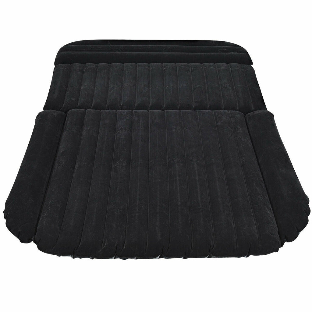 Matelas gonflable pour siège arrière de voiture avec airbags indépendants et housse floquée souple, lit de camping de voyage