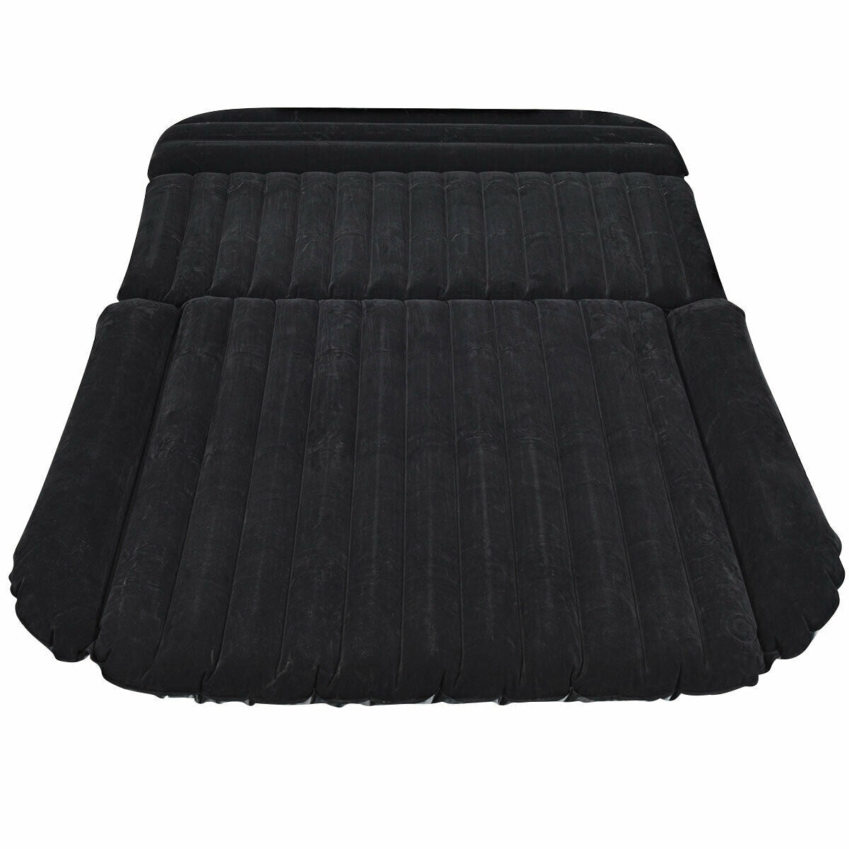 Matelas gonflable pour siège arrière de voiture avec airbags indépendants et housse floquée souple, lit de camping de voyage