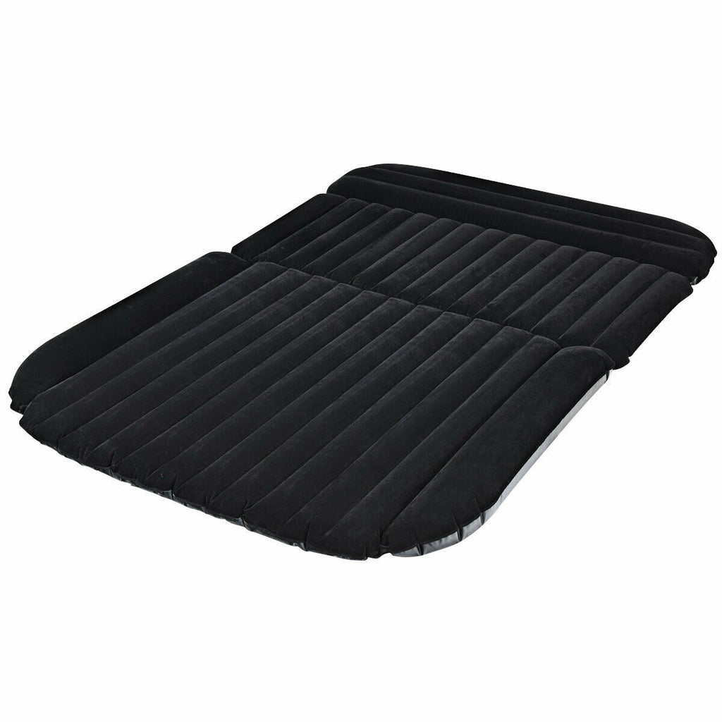 Matelas gonflable pour siège arrière de voiture avec airbags indépendants et housse floquée souple, lit de camping de voyage