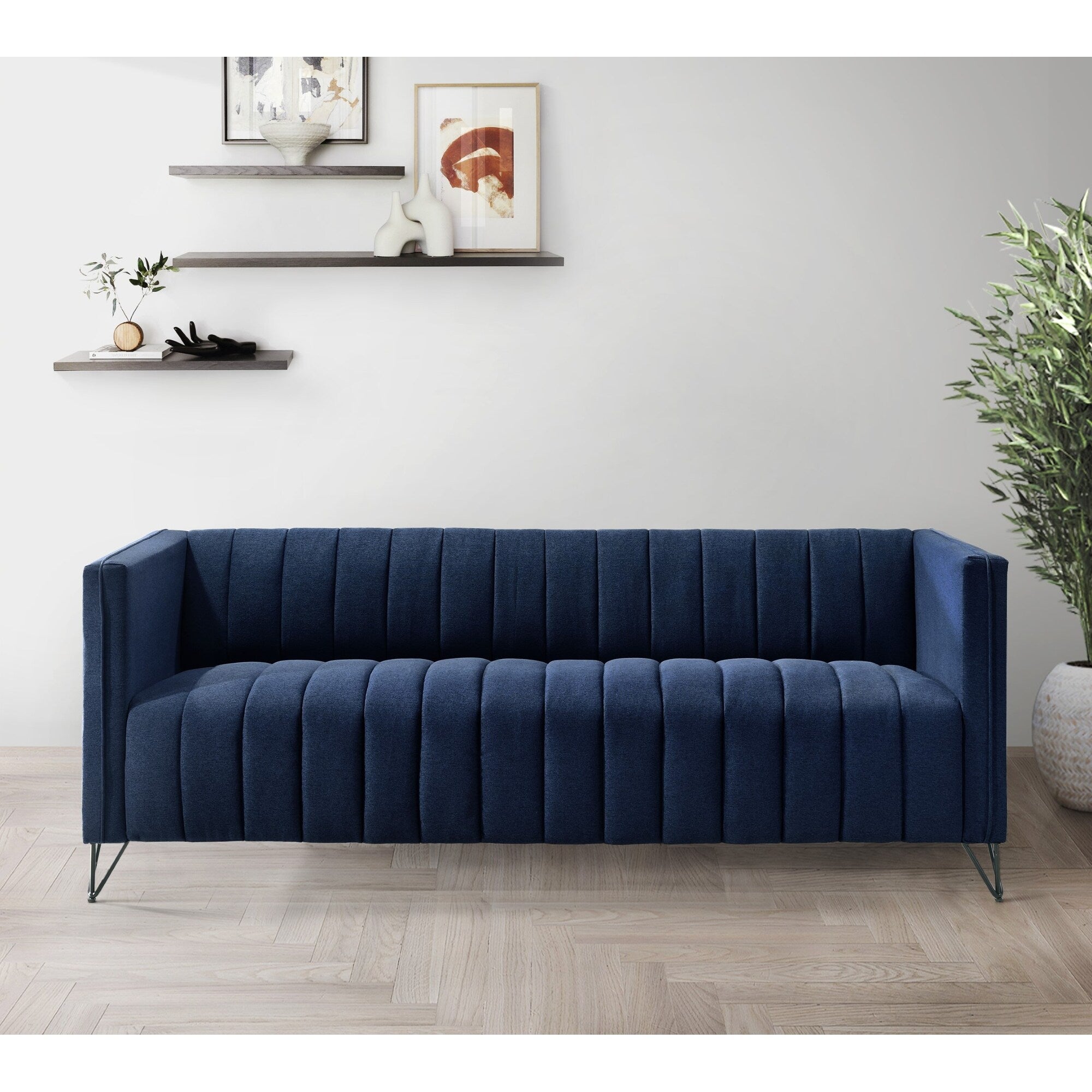 Ensemble de salon à accoudoirs carrés Clayfell Kurtis