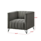 Ensemble de salon à accoudoirs carrés Clayfell Kurtis