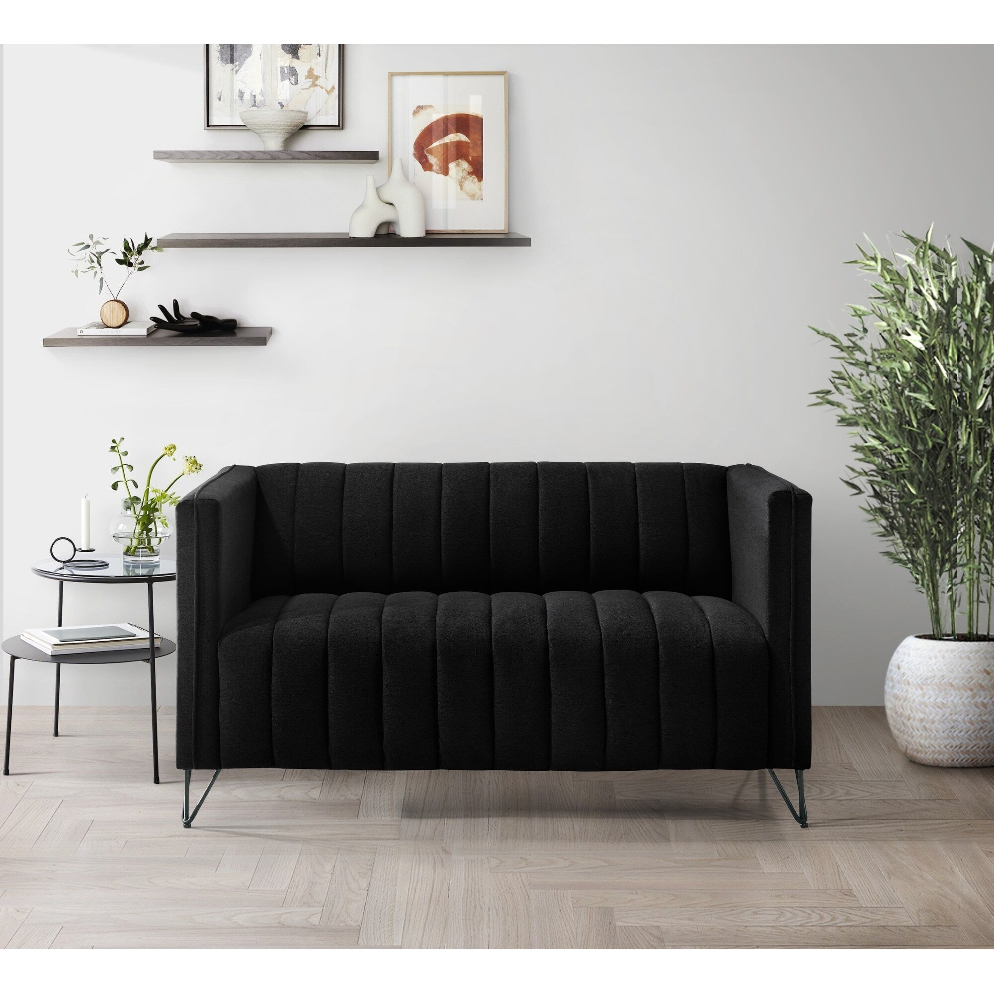 Ensemble de salon à accoudoirs carrés Clayfell Kurtis