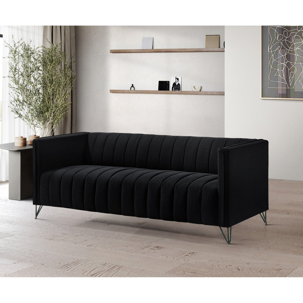 Ensemble de salon à accoudoirs carrés Clayfell Kurtis