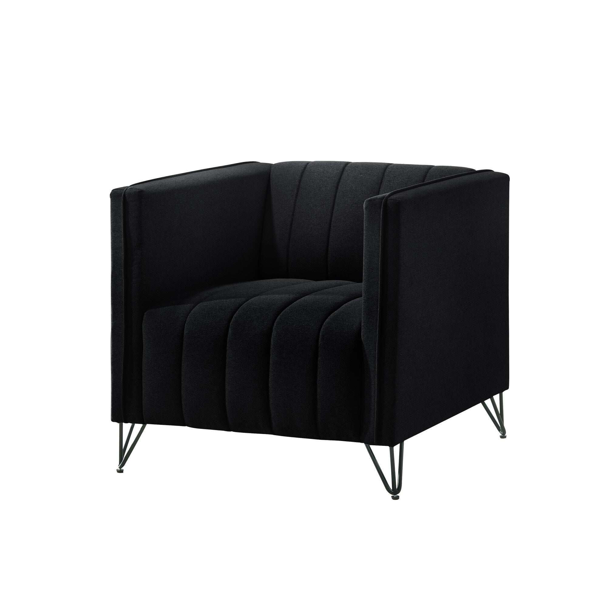 Ensemble de salon à accoudoirs carrés Clayfell Kurtis